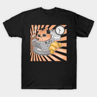 Embrace the Existential Dread Crisis Cat T-Shirt